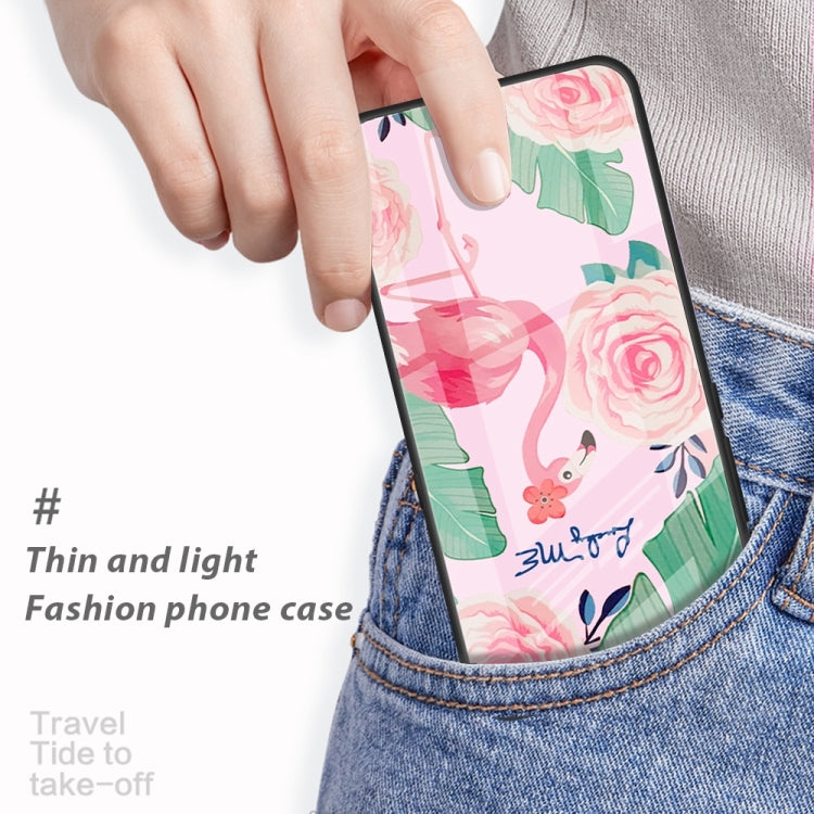 For Xiaomi 13 Colorful Painted Glass Phone Case(Love) - 13 Cases by buy2fix | Online Shopping UK | buy2fix