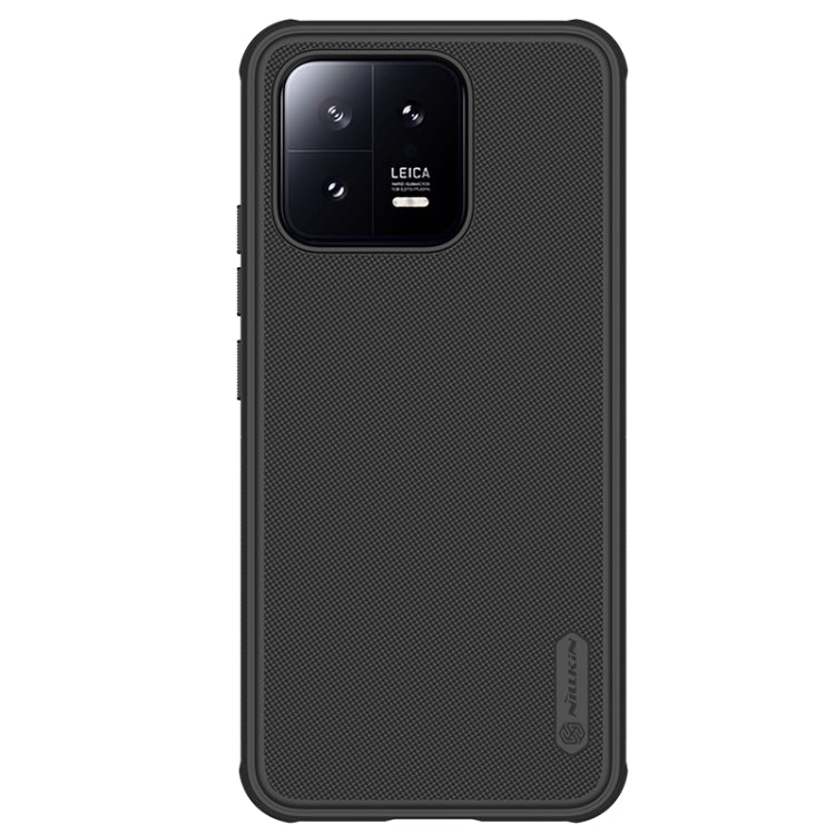 For Xiaomi 13 NILLKIN Frosted Shield Pro PC + TPU Phone Case(Black) - 13 Cases by NILLKIN | Online Shopping UK | buy2fix