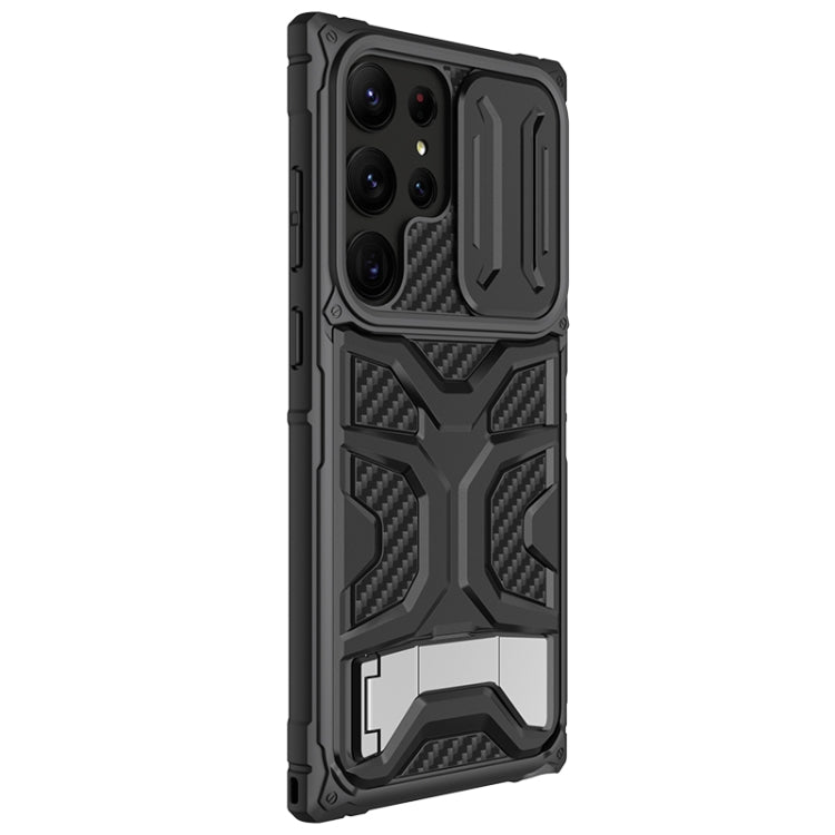 For Samsung Galaxy S23 Ultra 5G NILLKIN Explorer Pro Series PC + TPU Phone Case(Black) - Galaxy S23 Ultra 5G Cases by NILLKIN | Online Shopping UK | buy2fix