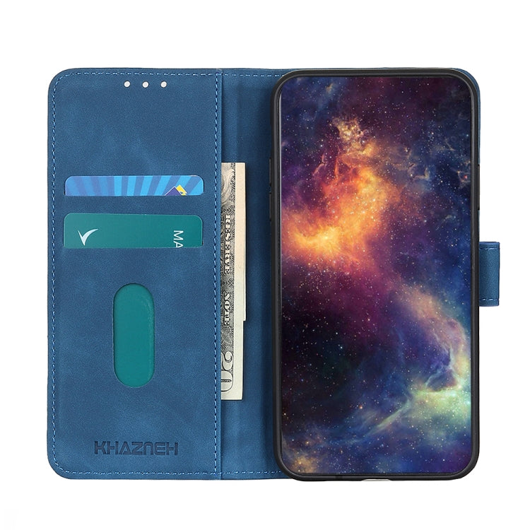 For OnePlus Nord CE 3 Lite KHAZNEH Retro Texture Flip Leather Phone Case(Blue) - OnePlus Cases by buy2fix | Online Shopping UK | buy2fix