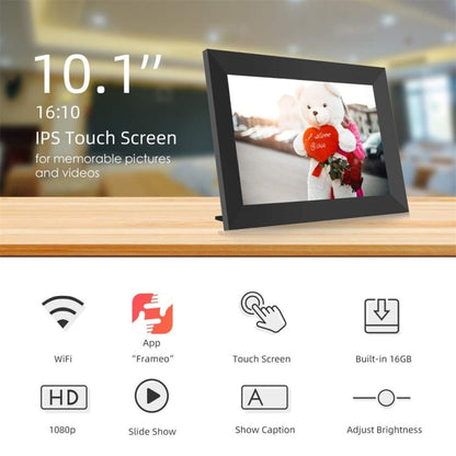 10.1 inch IPS Display WiFi Cloud Photo Frame, RK3126C Quad Core up to 1.5GHz, 1GB+16GB, Power Plug:EU Plug(White) - Consumer Electronics by buy2fix | Online Shopping UK | buy2fix