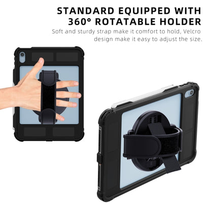 For iPad 10th Gen 10.9 2022 RedPepper Shockproof Dustproof Waterproof Tablet Case(Black) - iPad 10th Gen 10.9 Cases by RedPepper | Online Shopping UK | buy2fix