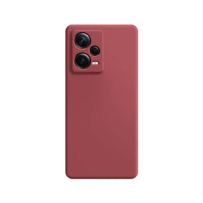 For Xiaomi Redmi Note 12 5G Global Imitation Liquid Silicone Phone Case(Red) - Note 12 Cases by buy2fix | Online Shopping UK | buy2fix