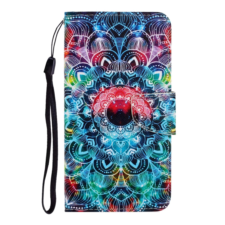 For Xiaomi Redmi Note 12 5G Global/Poco X5 Colored Drawing Pattern Flip Leather Phone Case(Mandala) - Note 12 Cases by buy2fix | Online Shopping UK | buy2fix