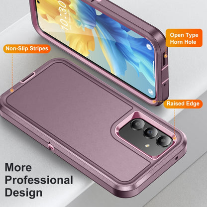 For Samsung Galaxy A54 Life Waterproof Rugged Phone Case(Purple + Pink) - Galaxy Phone Cases by buy2fix | Online Shopping UK | buy2fix