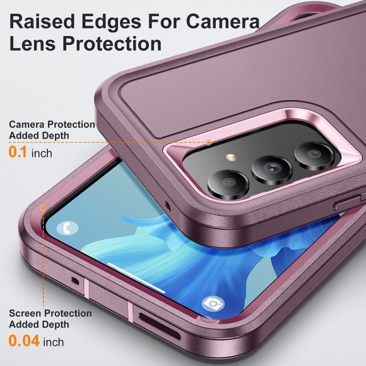 For Samsung Galaxy A54 Life Waterproof Rugged Phone Case(Purple + Pink) - Galaxy Phone Cases by buy2fix | Online Shopping UK | buy2fix