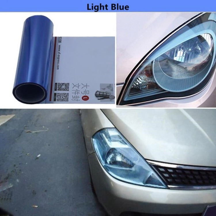 2pcs Car Headlight Protective Film Tail Light Film Motorcycle Fog Light Film, Size:30 x 100cm(Gold) - In Car by buy2fix | Online Shopping UK | buy2fix