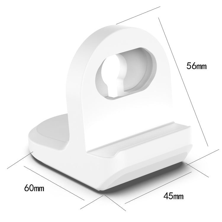 For Amazfit GTR Mini Smart Watch Silicone Charging Bracket(White) - Charger by buy2fix | Online Shopping UK | buy2fix
