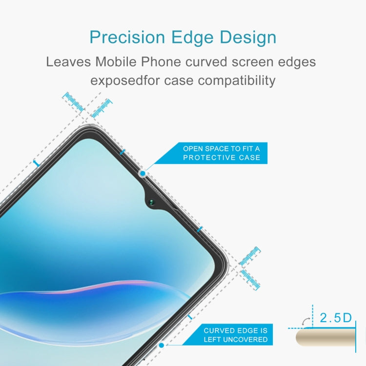 For Blackview A53 50pcs 0.26mm 9H 2.5D Tempered Glass Film - For Blackview by buy2fix | Online Shopping UK | buy2fix