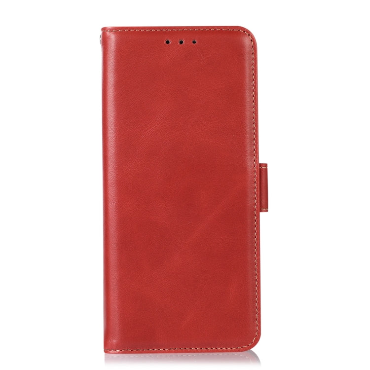 For Google Pixel 8 Crazy Horse Top Layer Cowhide Leather Phone Case(Red) - Google Cases by buy2fix | Online Shopping UK | buy2fix