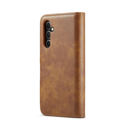 For Samsung Galaxy A34 5G DG.MING Crazy Horse Texture Detachable Magnetic Leather Case(Brown) - Galaxy Phone Cases by DG.MING | Online Shopping UK | buy2fix