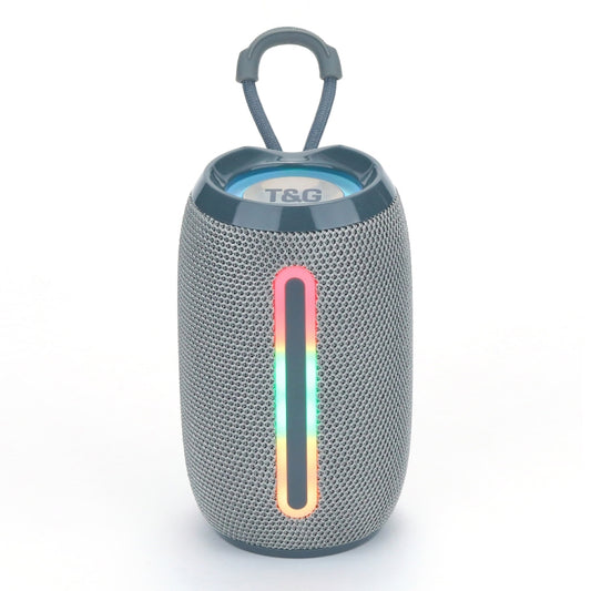 T&G TG653 TWS LED Mini Portable Wireless Stereo Sound Outdoor Speaker(Gery) - Mini Speaker by T&G | Online Shopping UK | buy2fix