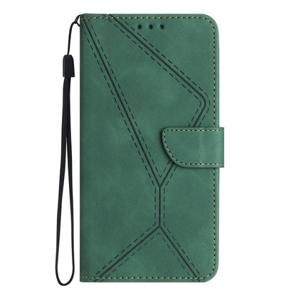 For Sony Xperia 1 IV Stitching Embossed Leather Phone Case(Green) - Sony Cases by buy2fix | Online Shopping UK | buy2fix
