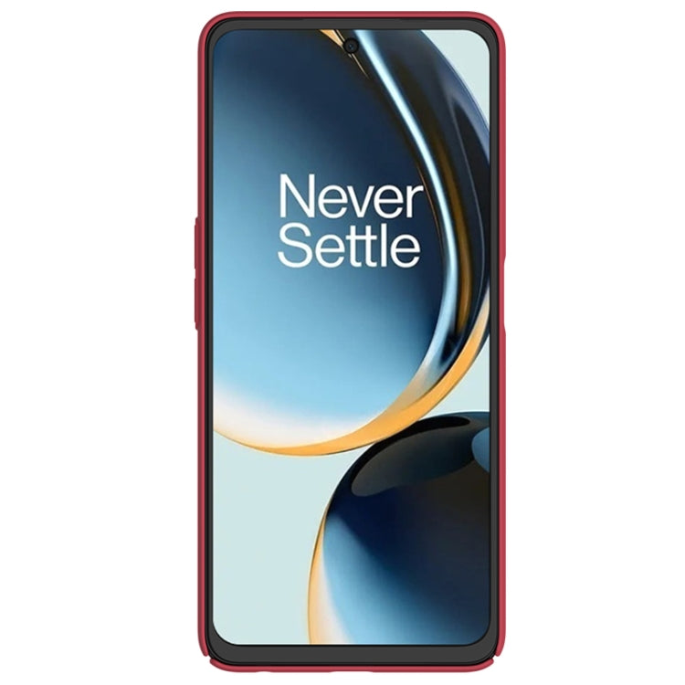 For OnePlus Nord CE 3 Lite NILLKIN Frosted PC Phone Case(Red) - OnePlus Cases by NILLKIN | Online Shopping UK | buy2fix