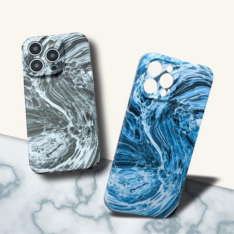 For iPhone 11 Pro Marble Pattern Phone Case(Blue White) - iPhone 11 Pro Cases by buy2fix | Online Shopping UK | buy2fix