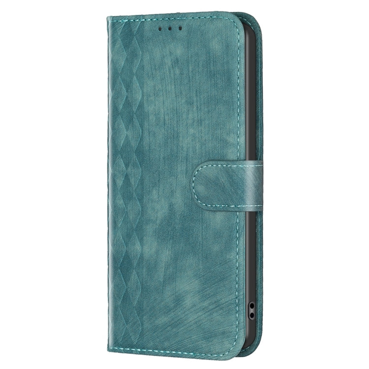 For Xiaomi Redmi A1 / A1+ Plaid Embossed Leather Phone Case(Green) - Xiaomi Cases by buy2fix | Online Shopping UK | buy2fix