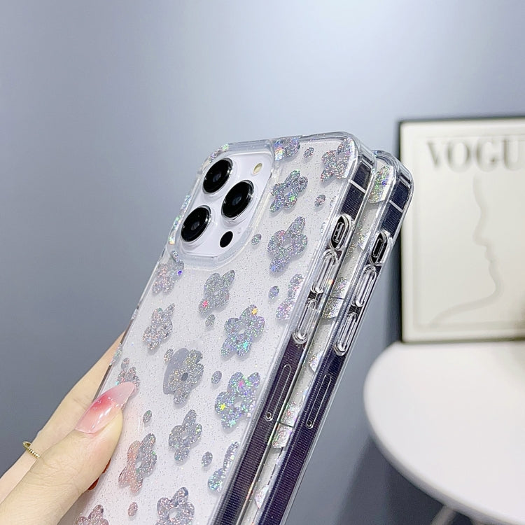 For iPhone 11 Pro Max Little Star Series Glitter Powder TPU Phone Case(Polka Dots) - iPhone 11 Pro Max Cases by buy2fix | Online Shopping UK | buy2fix