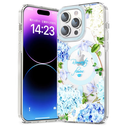 For iPhone 12 Pro Max MagSafe Magnetic TPU Phone Case(Small Floral) - iPhone 12 Pro Max Cases by buy2fix | Online Shopping UK | buy2fix