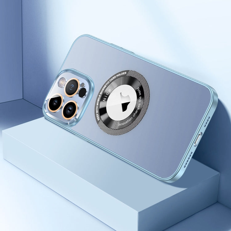 For iPhone 12 Pro Max CD Texture MagSafe Magnetic Phone Case(Sierra Blue) - iPhone 12 Pro Max Cases by buy2fix | Online Shopping UK | buy2fix