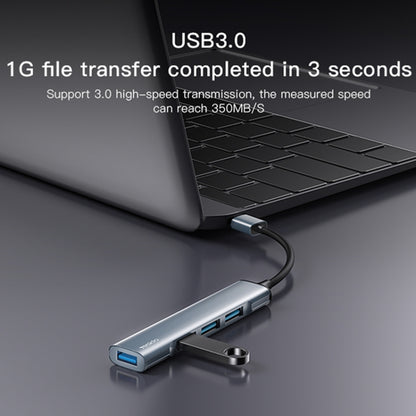 Yesido HB18 4 in 1 USB Multifunctional Docking Station HUB Adapter - USB HUB by Yesido | Online Shopping UK | buy2fix