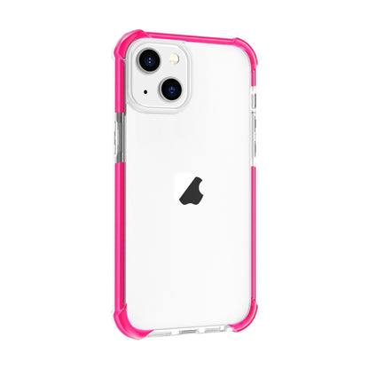 For iPhone 15 Four-corner Shockproof TPU + Acrylic Phone Case(Pink) - iPhone 15 Cases by buy2fix | Online Shopping UK | buy2fix