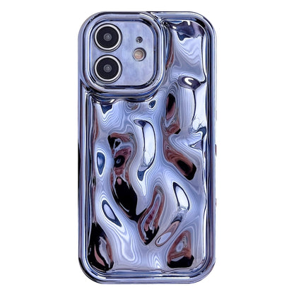 For iPhone 11 Electroplating Meteorite Texture TPU Phone Case(Blue) - iPhone 11 Cases by buy2fix | Online Shopping UK | buy2fix