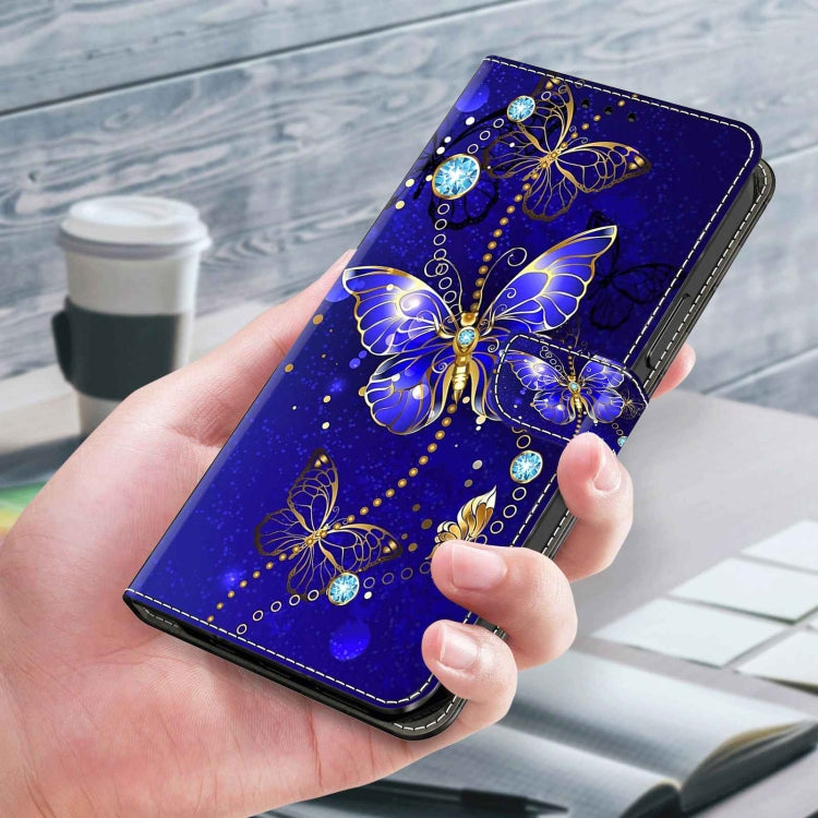 For Xiaomi Redmi 9A Crystal 3D Shockproof Protective Leather Phone Case(Diamond Butterfly) - Xiaomi Cases by buy2fix | Online Shopping UK | buy2fix