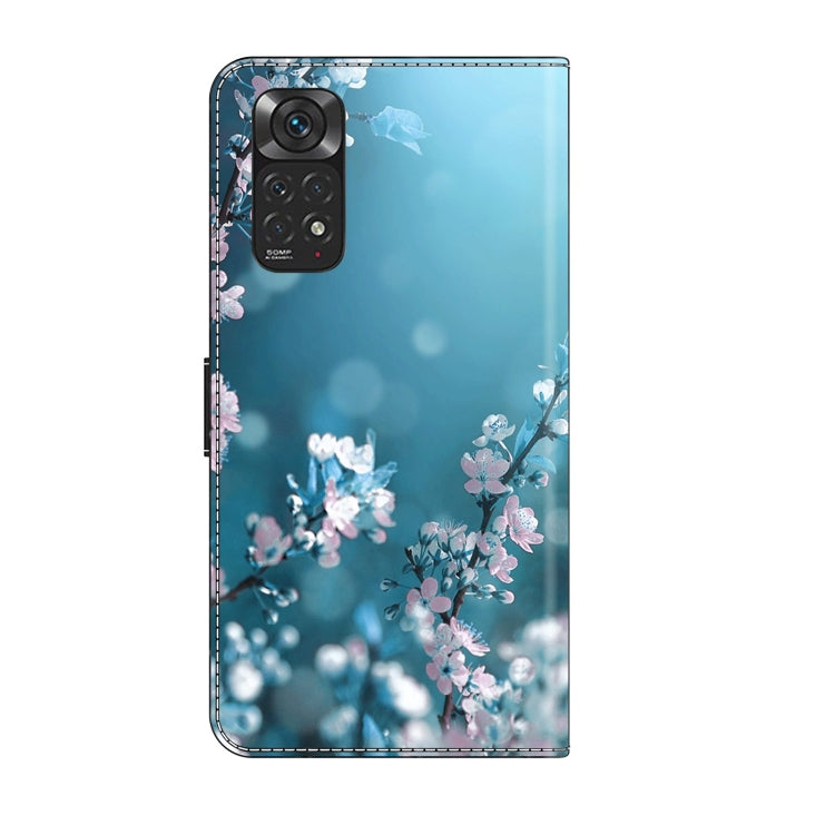 For Xiaomi Redmi Note 11 Global Crystal 3D Shockproof Protective Leather Phone Case(Plum Flower) - Xiaomi Cases by buy2fix | Online Shopping UK | buy2fix