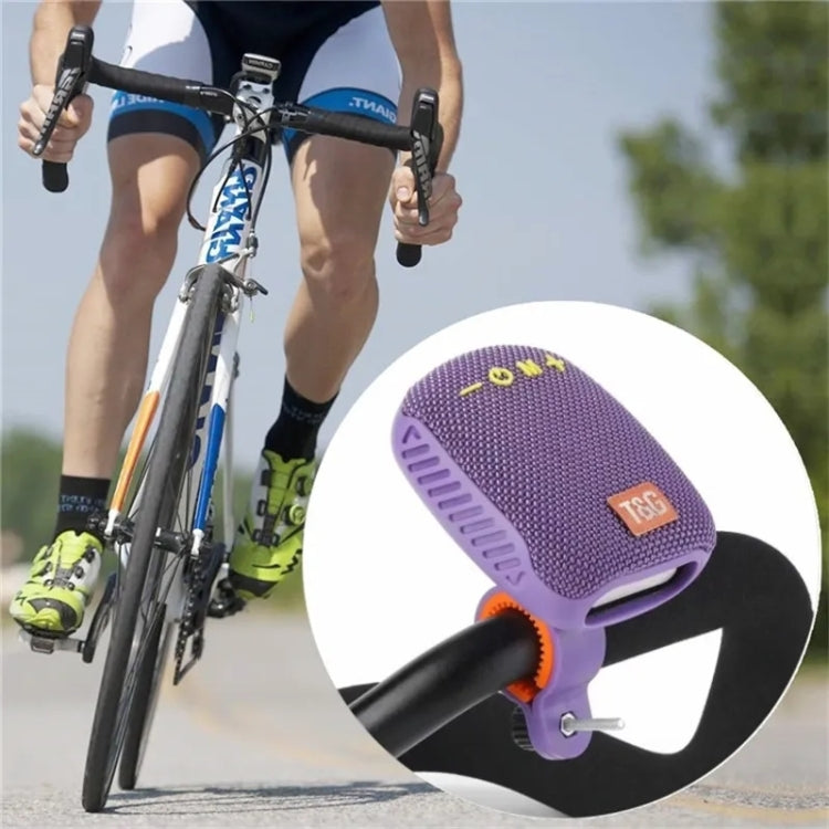 T&G TG-392 Outdoor Bicycle TWS Wireless Bluetooth IPX5 Waterproof Speaker(Purple) - Waterproof Speaker by T&G | Online Shopping UK | buy2fix