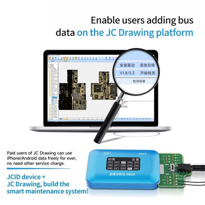 JCID Rbox Bus Analyzer for iPhone and Android Signal Faults Detection - Test Tools by JC | Online Shopping UK | buy2fix