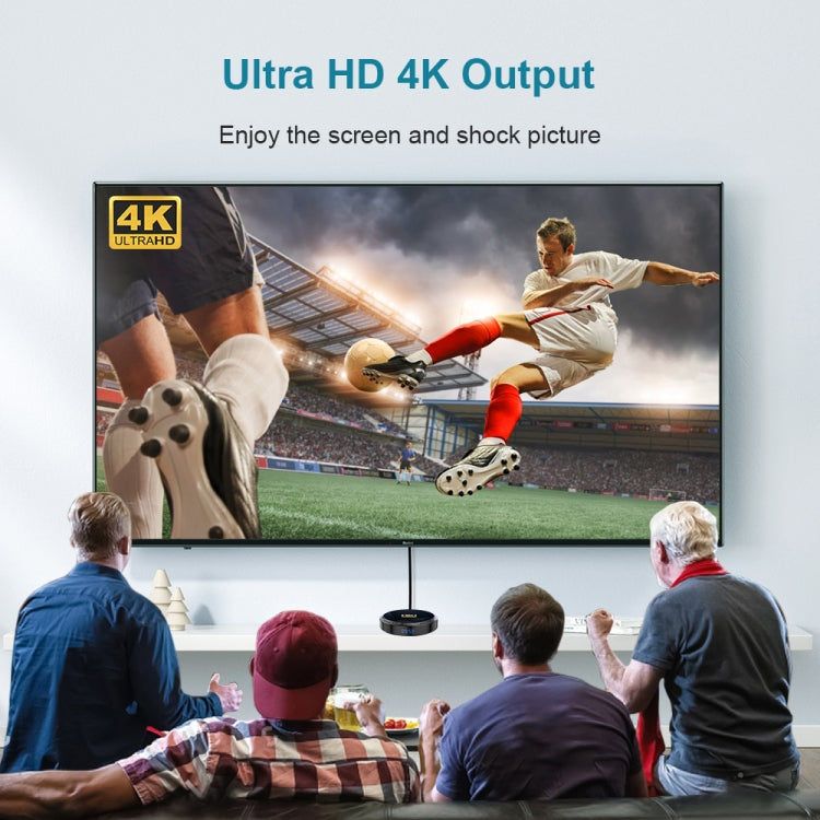 HK1RBOX H8-H618 Android 12.0 Allwinner H618 Quad Core Smart TV Box, Memory:4GB+32GB(US Plug) - Allwinner H6 by buy2fix | Online Shopping UK | buy2fix