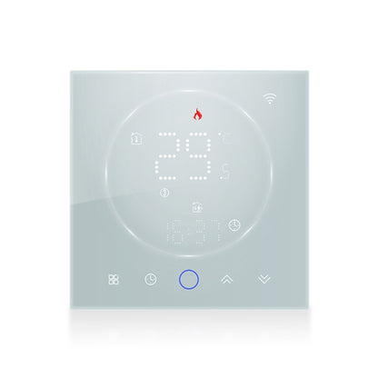 BHT-008GALW 95-240V AC 5A Smart Home Water Heating LED Thermostat With WiFi(White) - Thermostat & Thermometer by buy2fix | Online Shopping UK | buy2fix