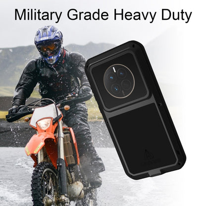 For Huawei P60 / P60 Pro / P60 Art LOVE MEI POWERFUL Metal Shockproof Life Waterproof Dustproof Phone Case(Army Green) - Huawei Cases by LOVE MEI | Online Shopping UK | buy2fix