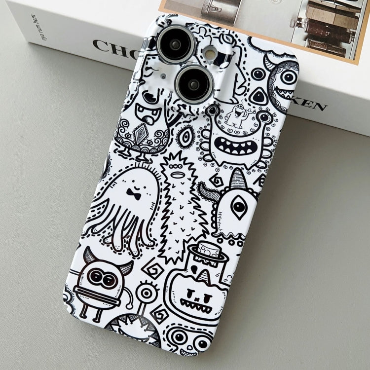 For iPhone 13 Painted Pattern Precise Hole PC Phone Case(Bottle Monster) - iPhone 13 Cases by buy2fix | Online Shopping UK | buy2fix