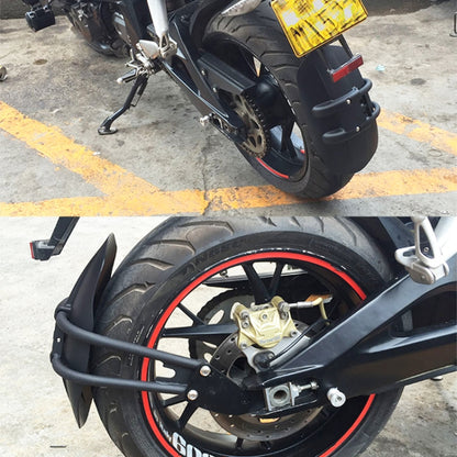 Motorcycle Stainless Steel Modified Rear Wheel Fender Dustproof Splash Flaps Mudguards Fender Guard, Style:D Style Foot - In Car by buy2fix | Online Shopping UK | buy2fix