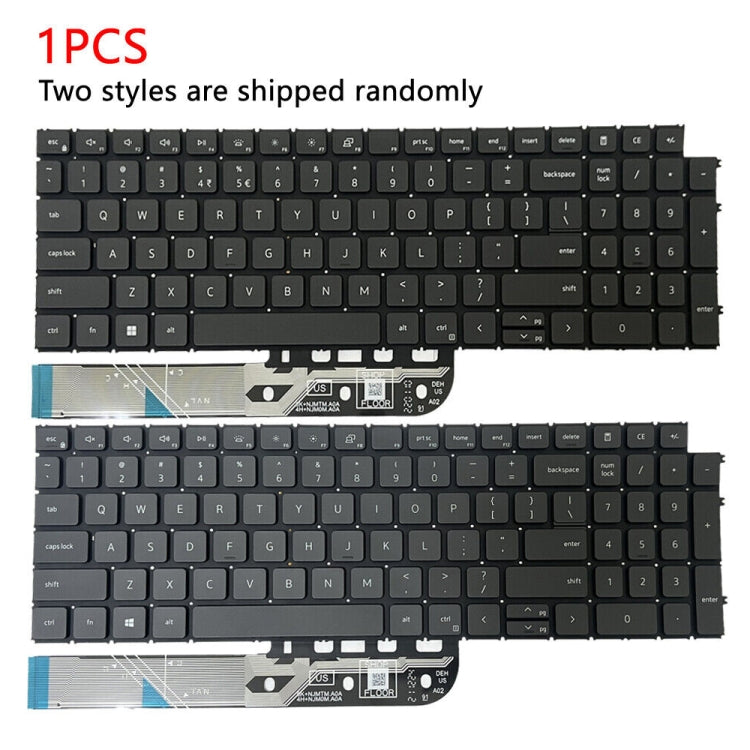 For Dell Inspiron 15-3511 3515 5510 7510 16-7610 US Version Backlight Laptop Keyboard(Black) - Dell Spare Parts by buy2fix | Online Shopping UK | buy2fix