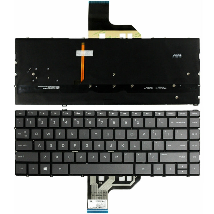 For HP 13-W Brown US Version Laptop Keyboard - HP Spare Parts by buy2fix | Online Shopping UK | buy2fix