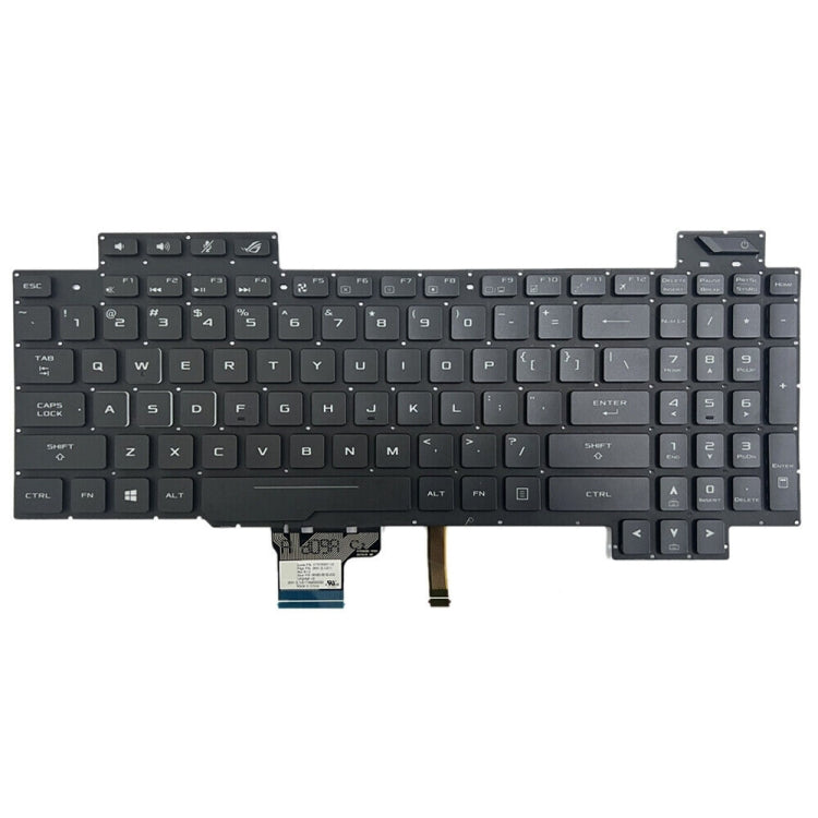 For ASUS GL504 GL504GV GL504G GL504GM US Version Backlight Laptop Keyboard(Black) - Asus Spare Parts by buy2fix | Online Shopping UK | buy2fix