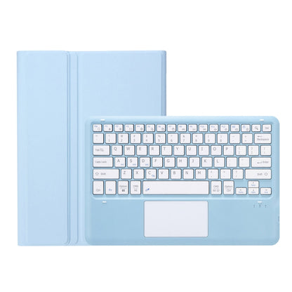 A810B-A For Samsung Galaxy Tab S9+ Touch Pad Detachable Bluetooth Keyboard Leather Tablet Case(Sky Blue) - Samsung Keyboard by buy2fix | Online Shopping UK | buy2fix