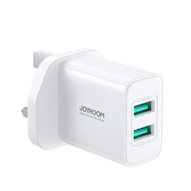 JOYROOM JR-TCN04 2.1A Dual USB Charger, Specification:UK Plug - USB Charger by JOYROOM | Online Shopping UK | buy2fix