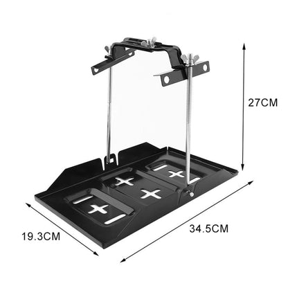 Car Universal Battery Bracket Adjustable Battery Fixed Holder + Base Tray, Size:34.5cm Base + 27cm Bracket - In Car by buy2fix | Online Shopping UK | buy2fix