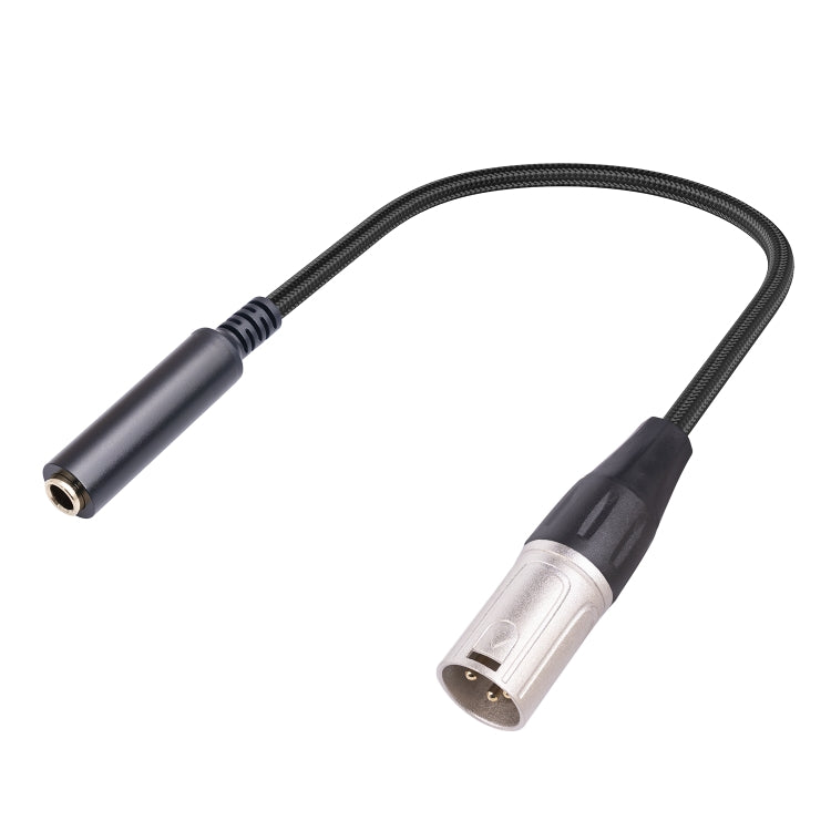 0.3m 6.35mm Female to XLR Male Microphone Audio Conversion Cable - Microphone Audio Cable & Connector by buy2fix | Online Shopping UK | buy2fix