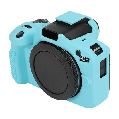 For Canon EOS R50 Soft Silicone Protective Case(Sky Blue) - Protective Case by buy2fix | Online Shopping UK | buy2fix