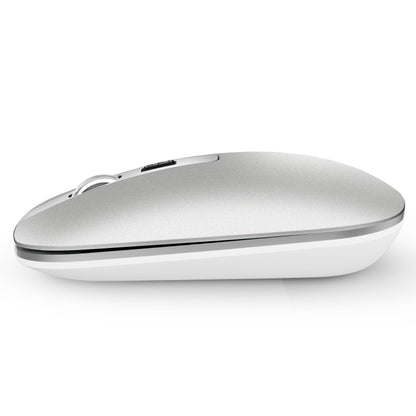 HXSJ M50 2.4GHZ 800,1200,1600dpi Three Gear Adjustment Dual-mode Wireless Mouse USB + Bluetooth 5.1 Rechargeable(Silver) -  by HXSJ | Online Shopping UK | buy2fix