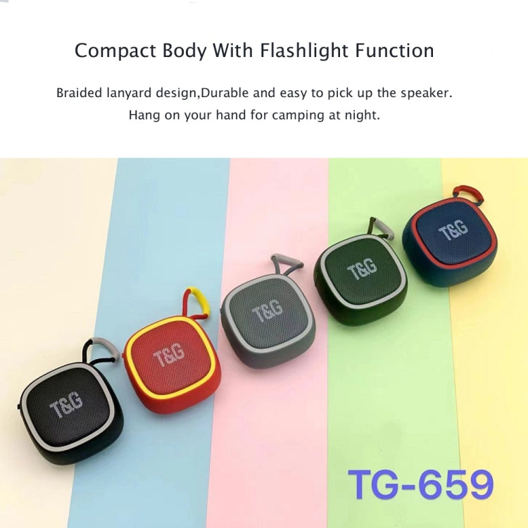 T&G TG659 Outdoor Portable TWS Mini Bluetooth Speaker(Black) - Mini Speaker by T&G | Online Shopping UK | buy2fix