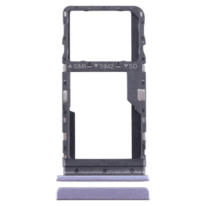 For TCL 40 SE Original SIM + Micro SD Card Tray(Purple) - For TCL by buy2fix | Online Shopping UK | buy2fix