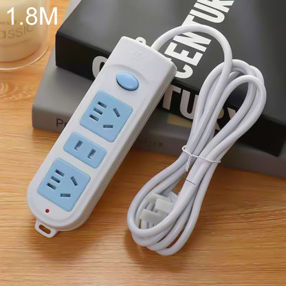 Anti-electric Shock Desk Power Strip Socket 3-position 1.8m, CN Plug - Extension Socket by buy2fix | Online Shopping UK | buy2fix