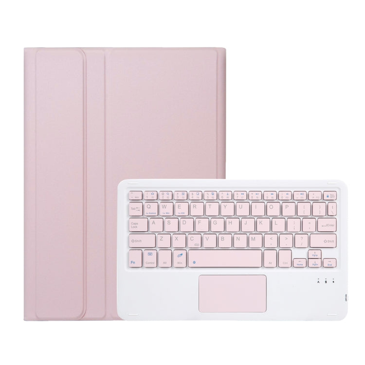 For Huawei MatePad Air 11.5 inch 2023 AH14-A Lambskin Texture Ultra-thin Detachable Bluetooth Keyboard Leather Case with Touchpad(Pink) - Huawei Keyboard by buy2fix | Online Shopping UK | buy2fix