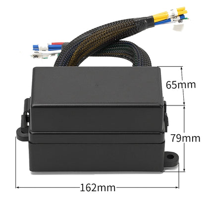 12V 5 Pin Car Modified 12 Slots Relay Fuse Box with Cable - Fuse by buy2fix | Online Shopping UK | buy2fix