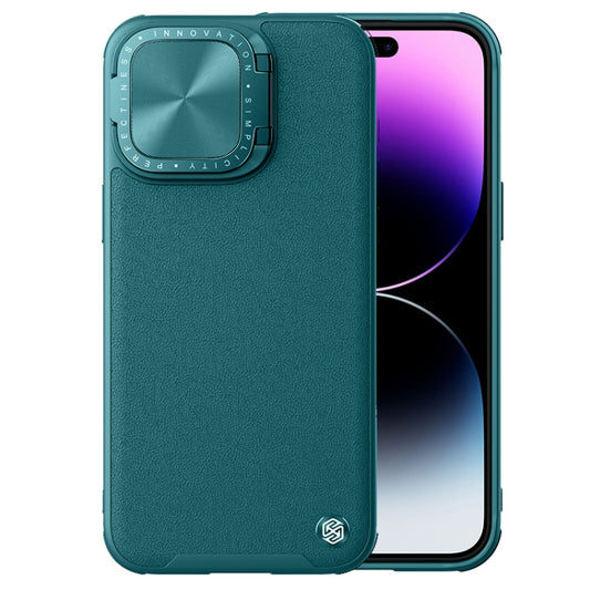 For iPhone 15 Pro Max NILLKIN CamShield Prop Series PC + TPU Phone Case(Green) - iPhone 15 Pro Max Cases by NILLKIN | Online Shopping UK | buy2fix